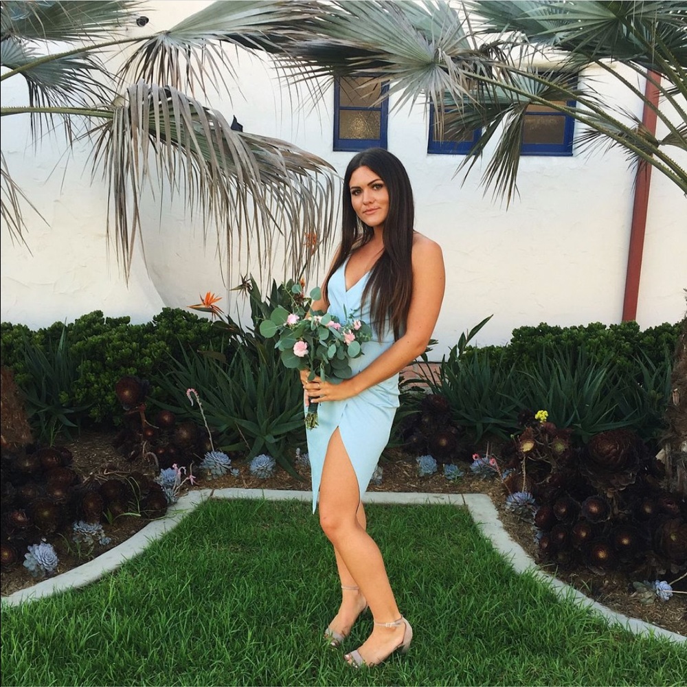 Boohoo Light Blue Dress